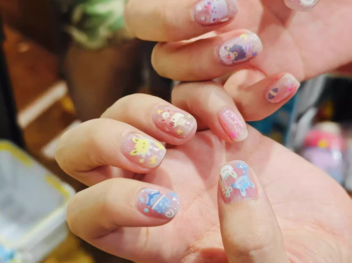 Eevee's Dessert Dream Nail Stickers