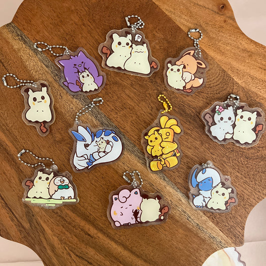 Mimikyu & Friends Snuggle Keychain