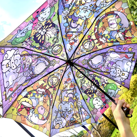 Stained Glass Style Umbrella