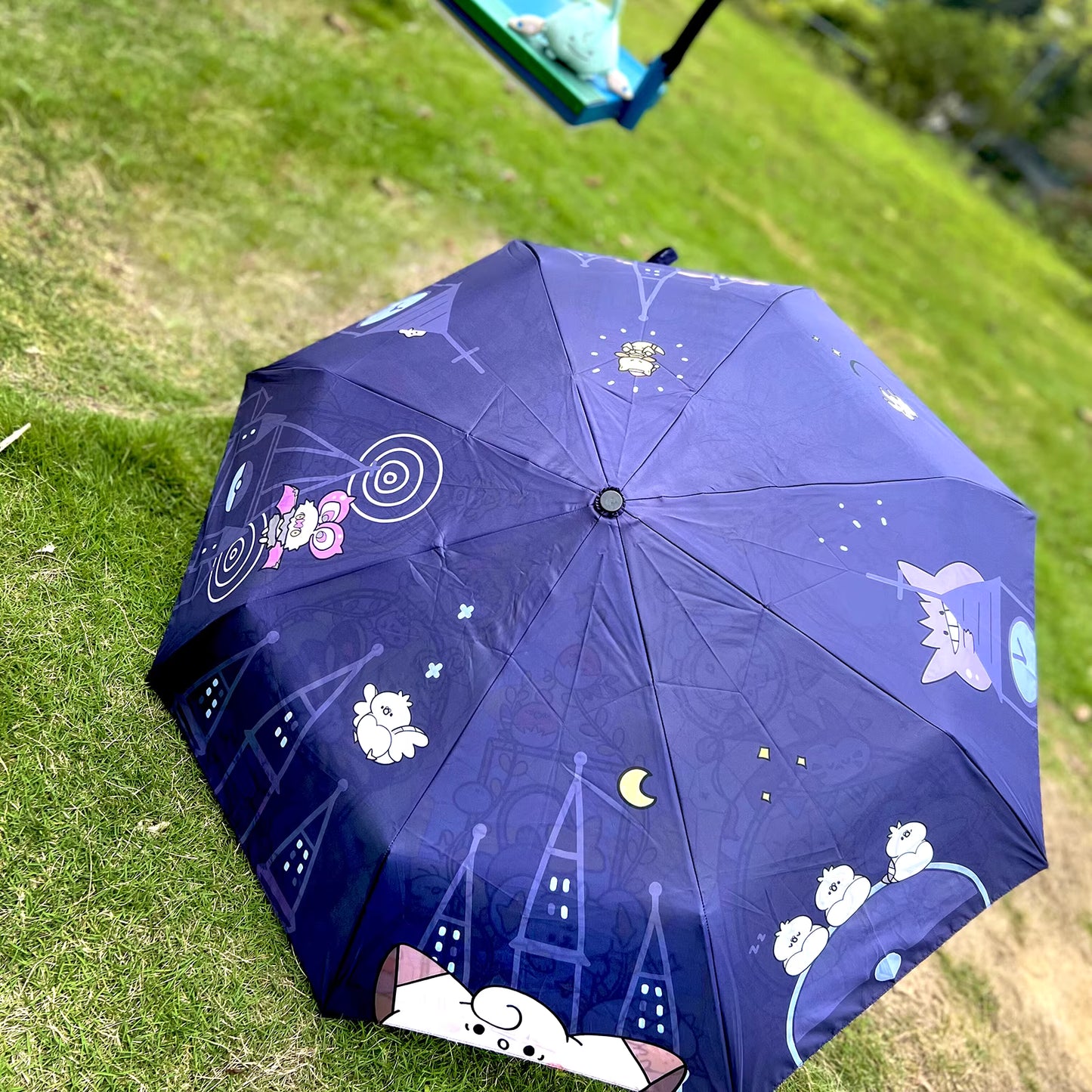 Stained Glass Style Umbrella