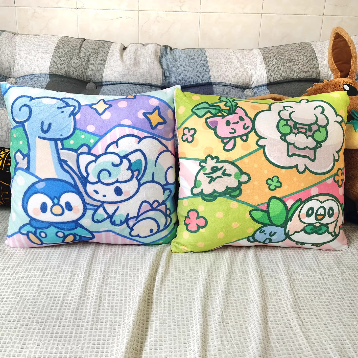 Ice & Snow; Spring Meadow Cushion Cover