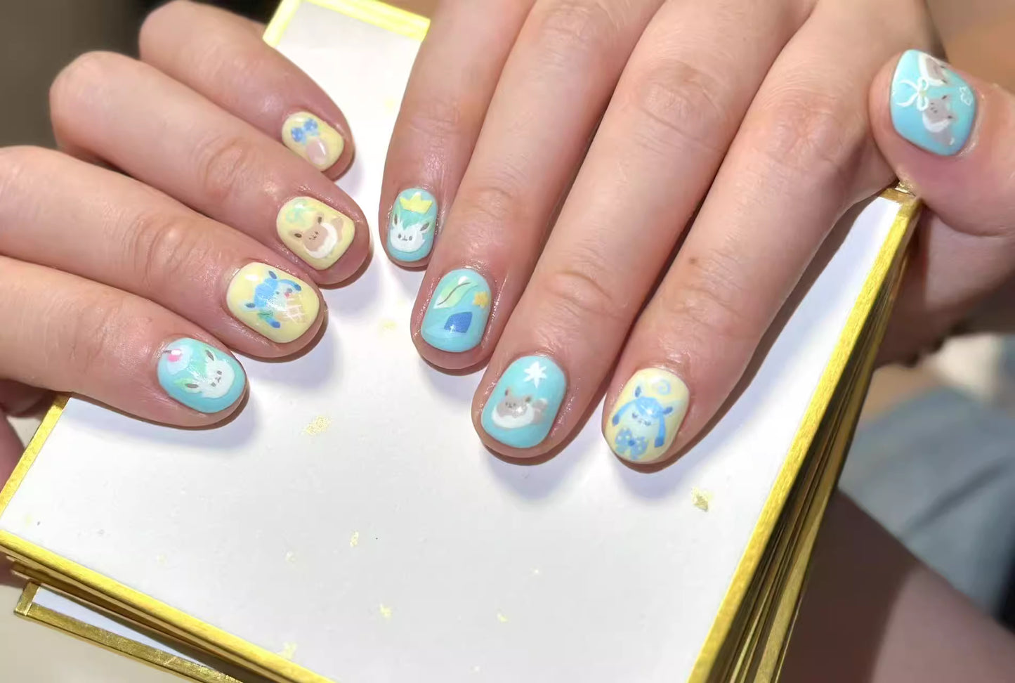 Eevee's Dessert Dream Nail Stickers