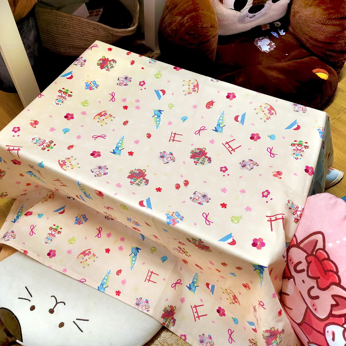 Pokémon-themed Japanese Traditional Decorative Tablecloth