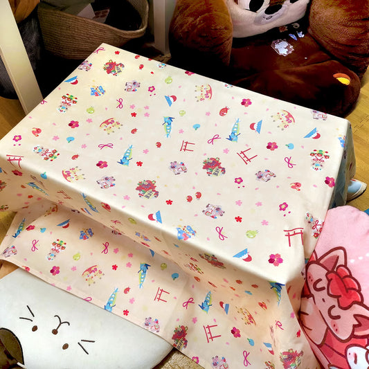 Pokémon-themed Japanese Traditional Decorative Tablecloth