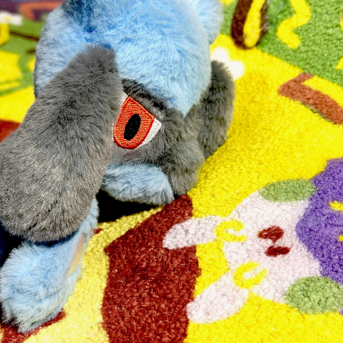 Pikachu and Rayquaza Rug