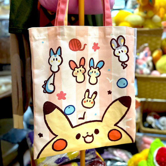 Pikachu & Gengar Double-sided Tote Bag