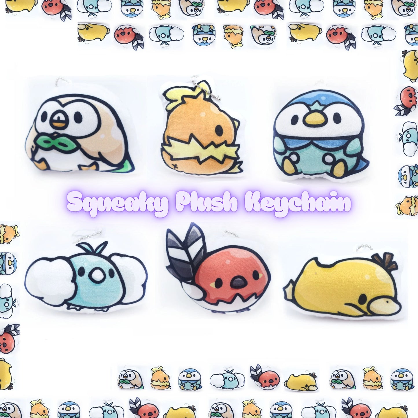 Squeaky Fidget Pokemon - 6 Styles